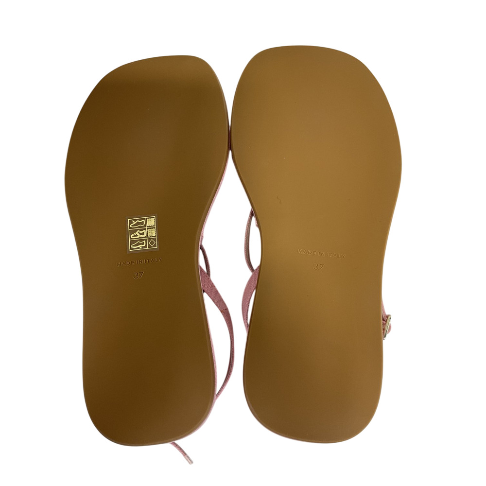 Gia Borghini Rhw Platform Strappy Sandals 37 Pink - Picture 6 of 6
